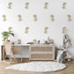 Dinosaur Wall Stickers Dinosaur Nursery Decor Dino Wall Decals Neutral Nursery Bedroom Peel And Stick Dinosaur Wallpaper