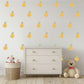 Lemon Wall Stickers Lemon Nursery Decor Citrus Wall Decals Yellow Nursery Stickers Fruit Wall Art Kids Bedroom Decor