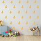 Lemon Wall Stickers Lemon Nursery Decor Citrus Wall Decals Yellow Nursery Stickers Fruit Wall Art Kids Bedroom Decor