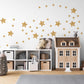 Gold Star Wall Stickers Nursery Decor Gold Star Decals Kids Bedroom Stickers Peel And Stick Celestial Wall Decor