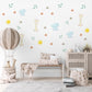 Safari Nursery Wall Stickers Elephant And Giraffe Decals Jungle Animal Wall Decals Baby Nursery Decor Peel And Stick