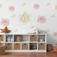 Butterfly Flower Wall Stickers, Pastel Floral Nursery Decor, Peel And Stick Wall Decals, Girls Bedroom Wall Art, Butterfly Nursery Stickers