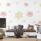 Butterfly Flower Wall Stickers, Pastel Floral Nursery Decor, Peel And Stick Wall Decals, Girls Bedroom Wall Art, Butterfly Nursery Stickers