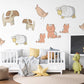 Farm Animal Wall Stickers, Nursery Animal Wall Decals Sheep Dog Cat Chicken Stickers, Farmyard Nursery Decor, Peel And Stick Kids Room Decor