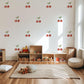 Cherry Wall Stickers Cherry Nursery Decor Fruit Wall Decals Coquette Bedroom Decor Red Cherry Stickers Girls Room Decor