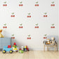 Cherry Wall Stickers Cherry Nursery Decor Fruit Wall Decals Coquette Bedroom Decor Red Cherry Stickers Girls Room Decor