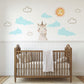 Unicorn Wall Stickers Nursery Decor Nursery Wall Stickers Kids Bedroom Decor Baby Room Wall Art Unicorn Nursery Decals