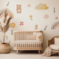 Teddy Bear Wall Decals Nursery Wall Stickers Bear Nursery Decor Neutral Nursery Decor Rainbow Wall Decals Peel and Stick