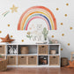 Llama Wall Decals Rainbow Nursery Decor Alpaca Wall Stickers Boho Nursery Wall Decals Neutral Nursery Decor Peel Stick