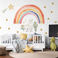 Llama Wall Decals Rainbow Nursery Decor Alpaca Wall Stickers Boho Nursery Wall Decals Neutral Nursery Decor Peel Stick