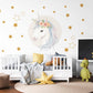 Unicorn Wall Decals Girls Nursery Decor Unicorn Wall Stickers Rainbow Stars Bedroom Decor Peel and Stick Decals
