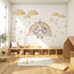 Unicorn Wall Decals Rainbow Nursery Decor Girls Bedroom Wall Stickers Unicorn Nursery Wall Art Peel and Stick Decals