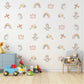 Unicorn Wall Decals Girls Bedroom Decor Unicorn Nursery Wall Stickers Rainbow Nursery Decor Baby Girl Room Decals