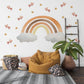 Nursery Decor Rainbow Wall Stickers, Nursery Wall Stickers, Kids Wall Stickers, Boho Rainbow Decal, Neutral Baby Room Decor