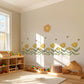 Nursery Decor Flower Wall Stickers, Nursery Wall Stickers, Kids Wall Stickers, Bee Wall Decals, Floral Nursery Decor, Baby Room Decor
