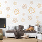 Flower Wall Stickers Neutral Nursery Decor Daisy Wall Decals Floral Nursery Wall Art Kids Bedroom Flower Bedroom Decor