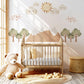 Mountain Wall Stickers Neutral Nursery Decor Mountain Nursery Wall Decals Woodland Nursery Peel And Stick Bedroom Wall Art