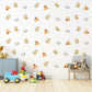 Bird Nursery Wall Decals Boho Bird Wall Stickers Neutral Nursery Decor, Floral Wall Decals, Woodland Nursery Wall Art, Peel and Stick Decals