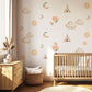 Boho Nursery Wall Decals Sun Moon Cloud Wall Stickers Teepee Nursery Decor Neutral Nursery Wall Art Woodland Baby Room Decals Peel and Stick