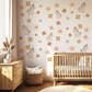 Unicorn Wall Decals Neutral Nursery Decor Floral Wall Stickers Boho Nursery Decor Peel and Stick Baby Girl Room Decor