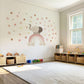 Elephant Rainbow Wall Decals Neutral Nursery Decor Boho Nursery Wall Stickers Pink Nursery Decals Peel and Stick Girls Room