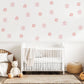 Pink Flower Wall Decals Nursery Wall Stickers Daisy Wall Decals Baby Girl Nursery Decor Peel and Stick Floral Wall Stickers