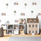 Tractor and Tree Wall Decals Farm Nursery Wall Stickers Peel and Stick Tractor Nursery Baby Boy Bedroom Farm Decor