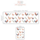 Chicken Wall Decals Farm Animal Wall Stickers Rooster Nursery Decor Peel and Stick Farmhouse Baby Nursery Bedroom Decor