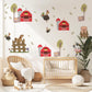 Farm Animal Wall Decals Barn Cow Horse Pig Nursery Stickers Peel and Stick Baby Farm Bedroom Playroom Wall Decor