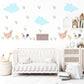Chicken Wall Decals Farm Animal Nursery Stickers Hen Rooster Chick Peel and Stick Baby Farm Bedroom Playroom Wall Decor
