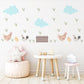Chicken Wall Decals Farm Animal Nursery Stickers Hen Rooster Chick Peel and Stick Baby Farm Bedroom Playroom Wall Decor