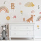 Teddy Bear Wall Decals Nursery Wall Stickers Bear Nursery Decor Neutral Nursery Decor Rainbow Wall Decals Peel and Stick