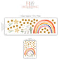 Llama Wall Decals Rainbow Nursery Decor Alpaca Wall Stickers Boho Nursery Wall Decals Neutral Nursery Decor Peel Stick
