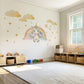 Unicorn Wall Decals Rainbow Nursery Decor Girls Bedroom Wall Stickers Unicorn Nursery Wall Art Peel and Stick Decals