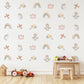 Unicorn Wall Decals Girls Bedroom Decor Unicorn Nursery Wall Stickers Rainbow Nursery Decor Baby Girl Room Decals