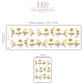 Boho Floral Wall Decals Nursery Flowers Peel and Stick Wall Stickers Baby Girl Bedroom Playroom Daisy Flower Wall Decor