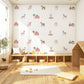 Boho Farm Animal Wall Decals Nursery Peel and Stick Wall Stickers Farmyard Animals Baby Bedroom Tractor Barn Wall Decor