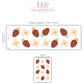 Strawberry Wall Decals Nursery Peel and Stick Wall Stickers Boho Strawberry Flowers Baby Girl Bedroom Playroom Wall Decor