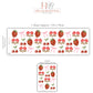 Strawberry Cherry Wall Decals Nursery Peel and Stick Fruit Wall Stickers Pink Bow Baby Girl Bedroom Boho Wall Decor