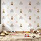 Princess Nursery Wall Decals Teddy Bear Wall Stickers Baby Girl Nursery Decor Cute Animal Wall Decals Neutral Nursery
