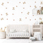 Teddy Bear Wall Decals Neutral Nursery Decor Bear Wall Stickers Baby Boy Nursery Beige Nursery Polka Dot Wall Decals