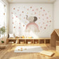 Elephant Rainbow Wall Decals Neutral Nursery Decor Boho Nursery Wall Stickers Pink Nursery Decals Peel and Stick Girls Room