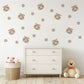 Bear Wall Decals Neutral Nursery Decor Bear Nursery Wall Stickers Woodland Nursery Peel and Stick Baby Room Decor Boho Nursery