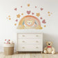 Lion Wall Decals Neutral Nursery Decor Lion Nursery Wall Stickers Safari Nursery Rainbow Wall Decals Peel and Stick Baby Room Decor