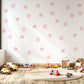 Pink Flower Wall Decals Nursery Wall Stickers Daisy Wall Decals Baby Girl Nursery Decor Peel and Stick Floral Wall Stickers