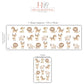 Safari Animal Wall Decals Nursery Wall Stickers Jungle Animal Decals Baby Safari Nursery Decor Peel and Stick Wall Stickers