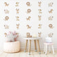 Safari Animal Wall Decals Nursery Wall Stickers Jungle Animal Decals Baby Safari Nursery Decor Peel and Stick Wall Stickers