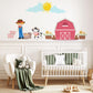 Farm Animal Wall Decals Nursery Wall Stickers Farmyard Animal Decals Barn Wall Decals Peel and Stick Nursery Decor Baby Room