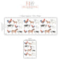 Farm Animal Wall Decals Nursery Wall Stickers Farmyard Animals Peel and Stick Wall Decals Cow Pig Horse Sheep Nursery Decor