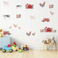 Farm Animal Wall Decals Farm Nursery Wall Stickers Barn Tractor Cow Pig Chicken Peel and Stick Nursery Decor Baby Room